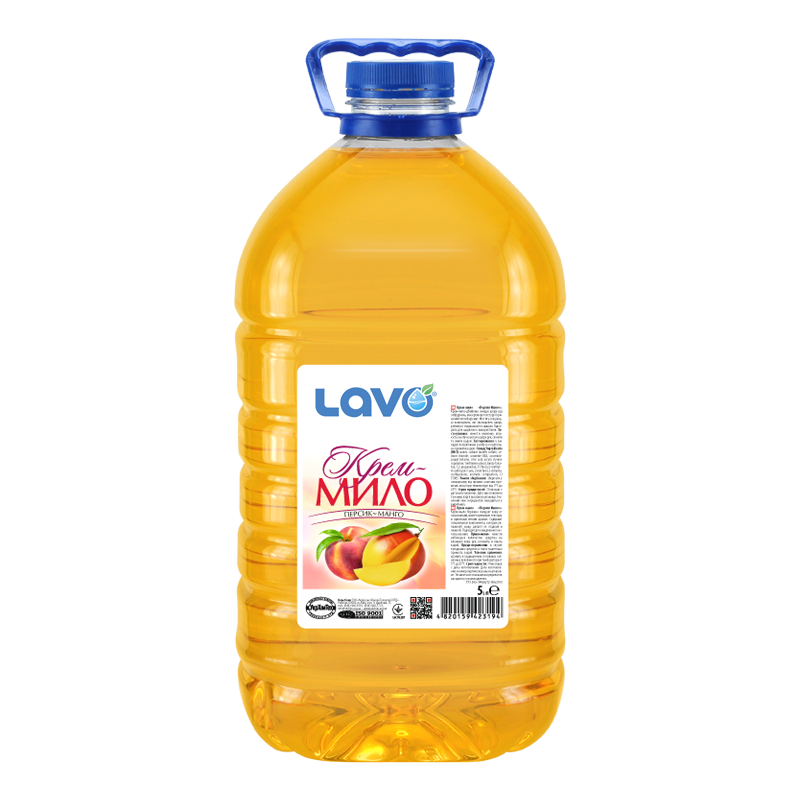 Крем-мило LAVO «Персик-Манго» 5л